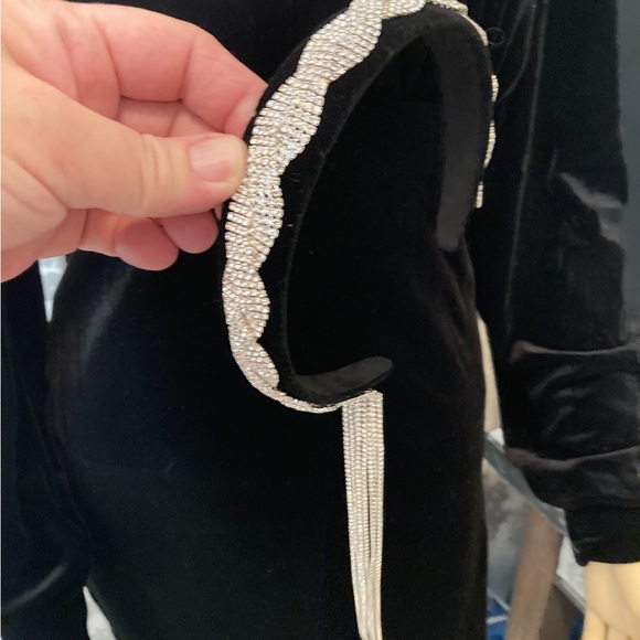 Cinderella Hair Band…. Bling - Bling 🤩 black Velvet and Major Reinstones - Picture 3 of 4